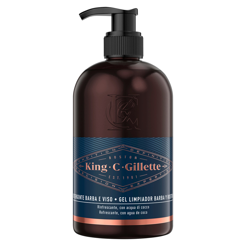 Detergente Da Barba E Viso Uomo King C. Gillette - Foto 1