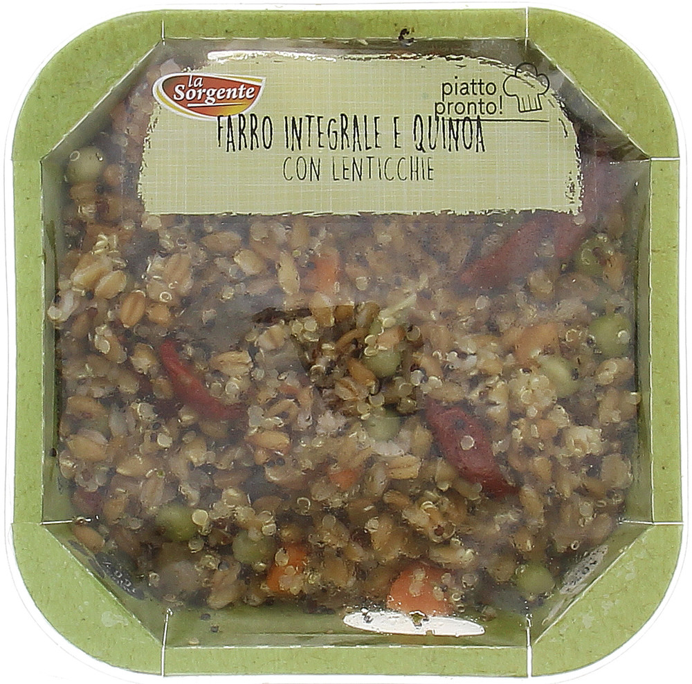 Farro Integrale E Quinoa Con Lenticchie