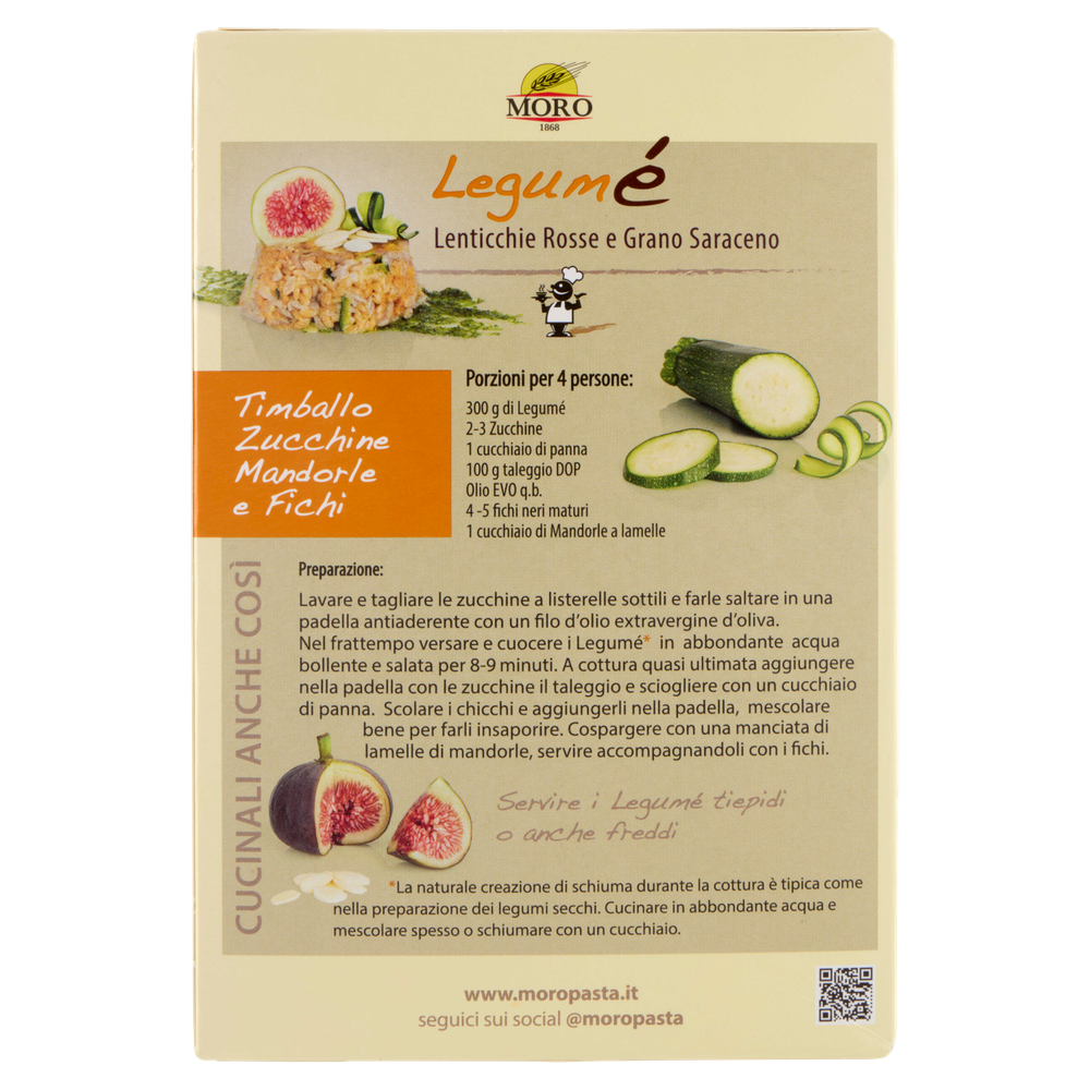 Moro Legume' Miscela Di Legumi & Grano Saraceno - Foto 3
