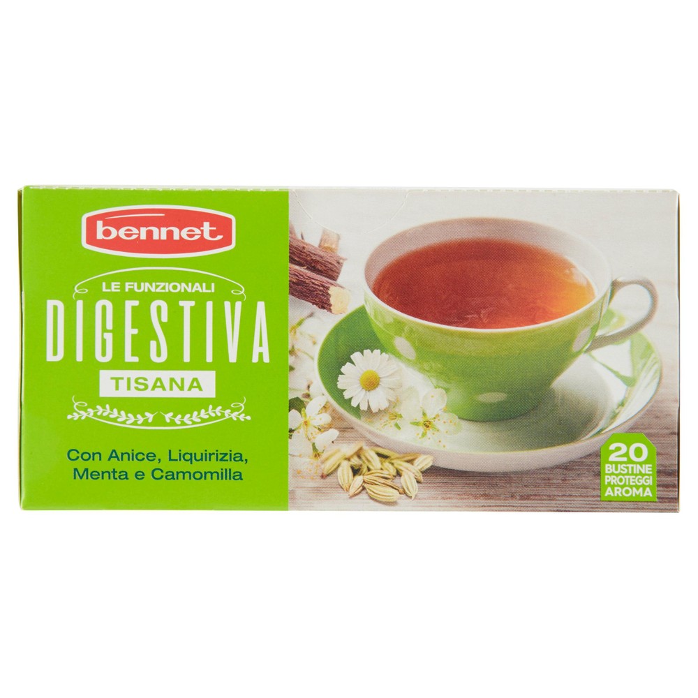 Tisana Digestiva Le Funzionali Con Miscela Di Erbe 20x2g Filtri Bennet - Foto 1