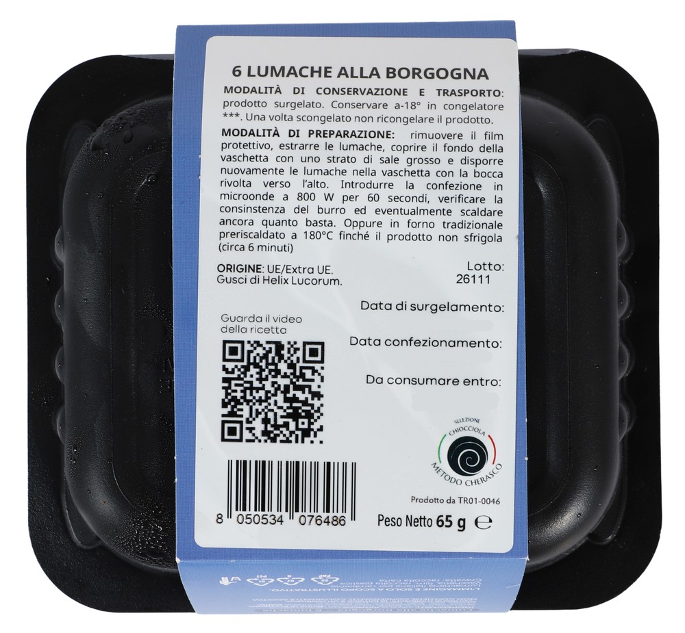 6 Lumache Alla Borgogna Surgelate Lumacheria Italiana - Foto 3