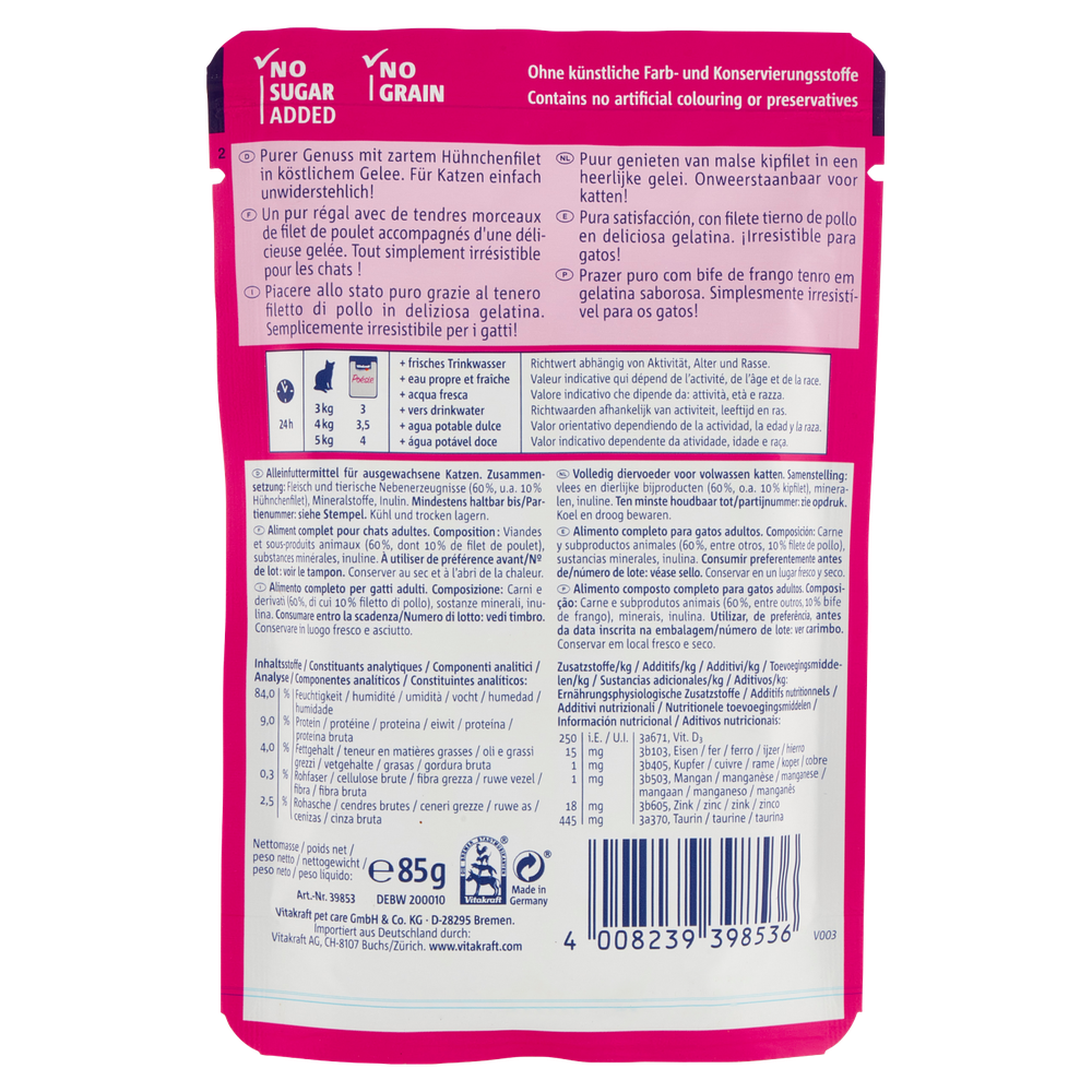 Alimento Umido Per Gatto Poesie Deligelee Pollo Vitakraft