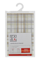 Lenzuolo Piano Stampa Check 1 Piazza Cm 150 x 290 Beige Casa Lenzuolo Piano Stampa Check 1 Piazza Cm 150 x 290 Beige Casa