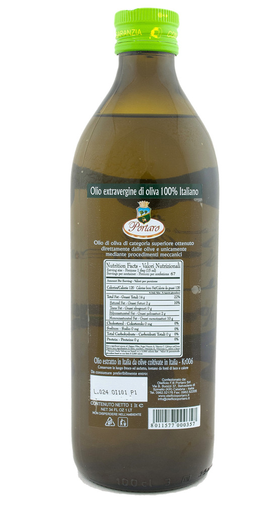 Olio Extra Vergine Di Oliva 100% Italiano Portaro - Foto 2