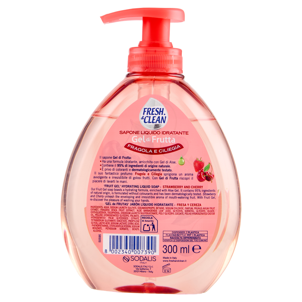 Sapone Liquido In Gel Alla Frutta Fresh&Clean - Foto 3