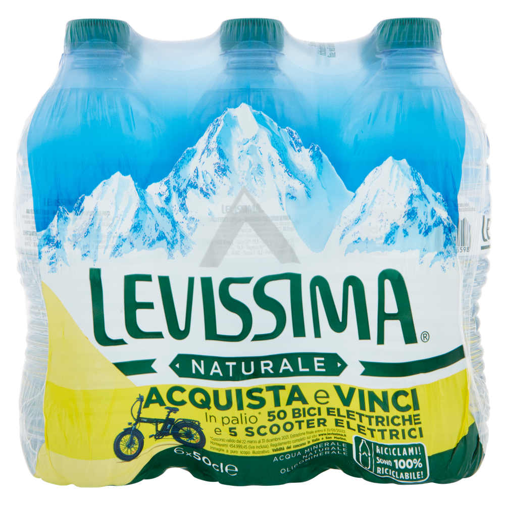 Acqua Naturale Levissima 6 Da L.0,5