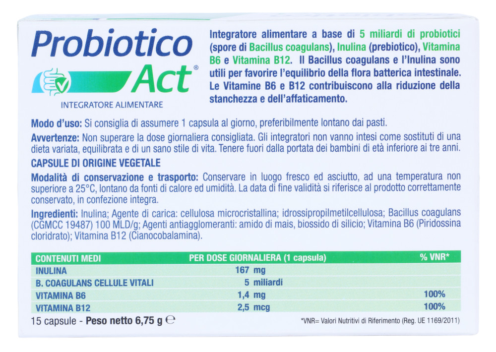 Probiotico Act Capsule - Foto 3
