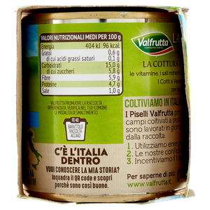 Piselli Piccoli Italiani Cotti A Vapore 4x140g Valfrutta - Foto 2