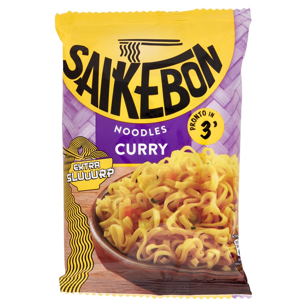 Noodles Istantanei Di Farina Di Frumento Al Gusto Curry Saikebon - Foto 1