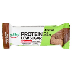 Barretta Sport Protein 31% Low Sugar Cioccolato Al Latte Equilibra - Foto 1