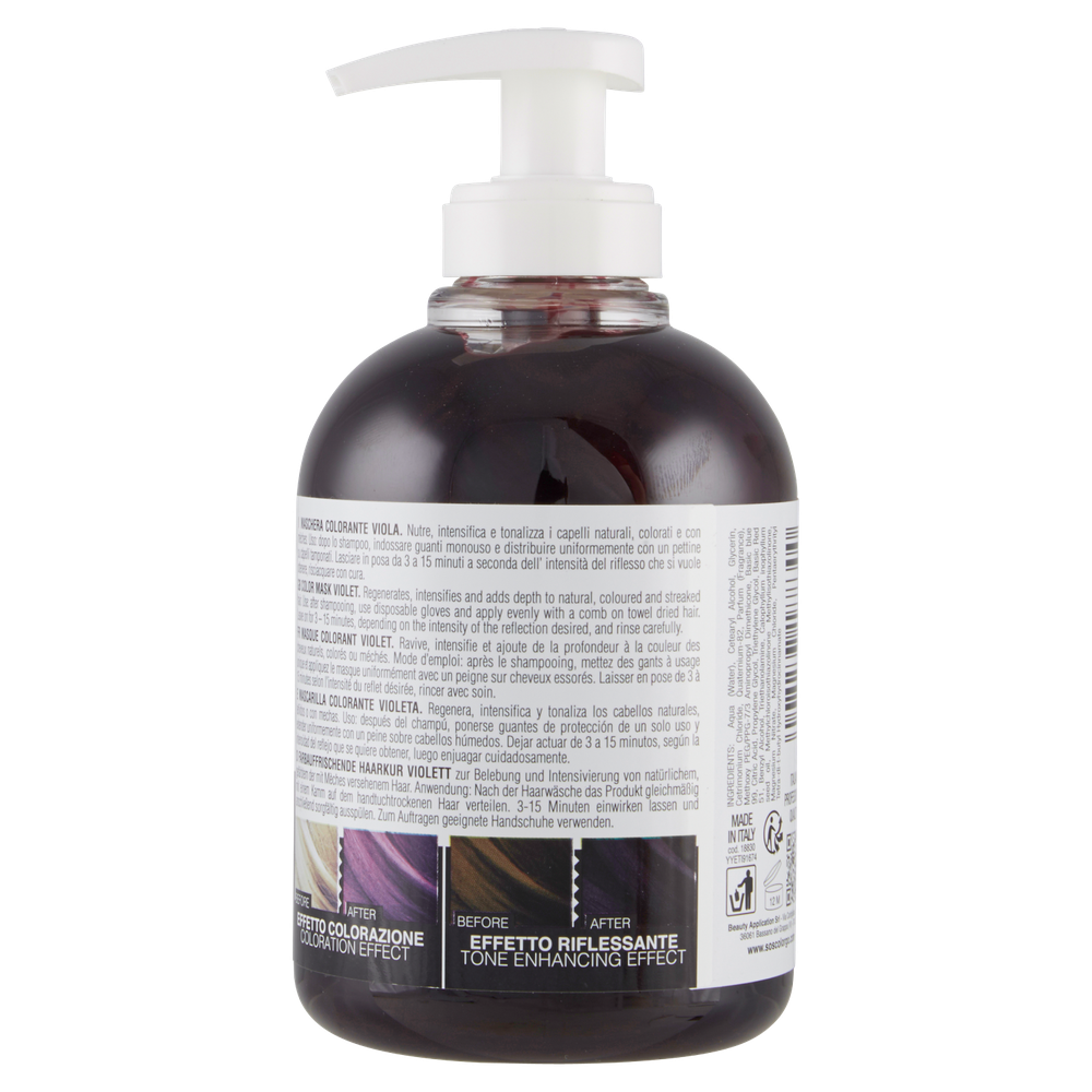Maschera Colorante Capelli Sos Color & Go Viola - Foto 3