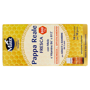 Matt Tonici Energetici Pappa Reale Fresca 800 Mg 10 X 8 Ml - Foto 3