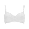 Reggiseno Senza Ferretto Pratica Apertura Frontale 6 Bianco Lepel