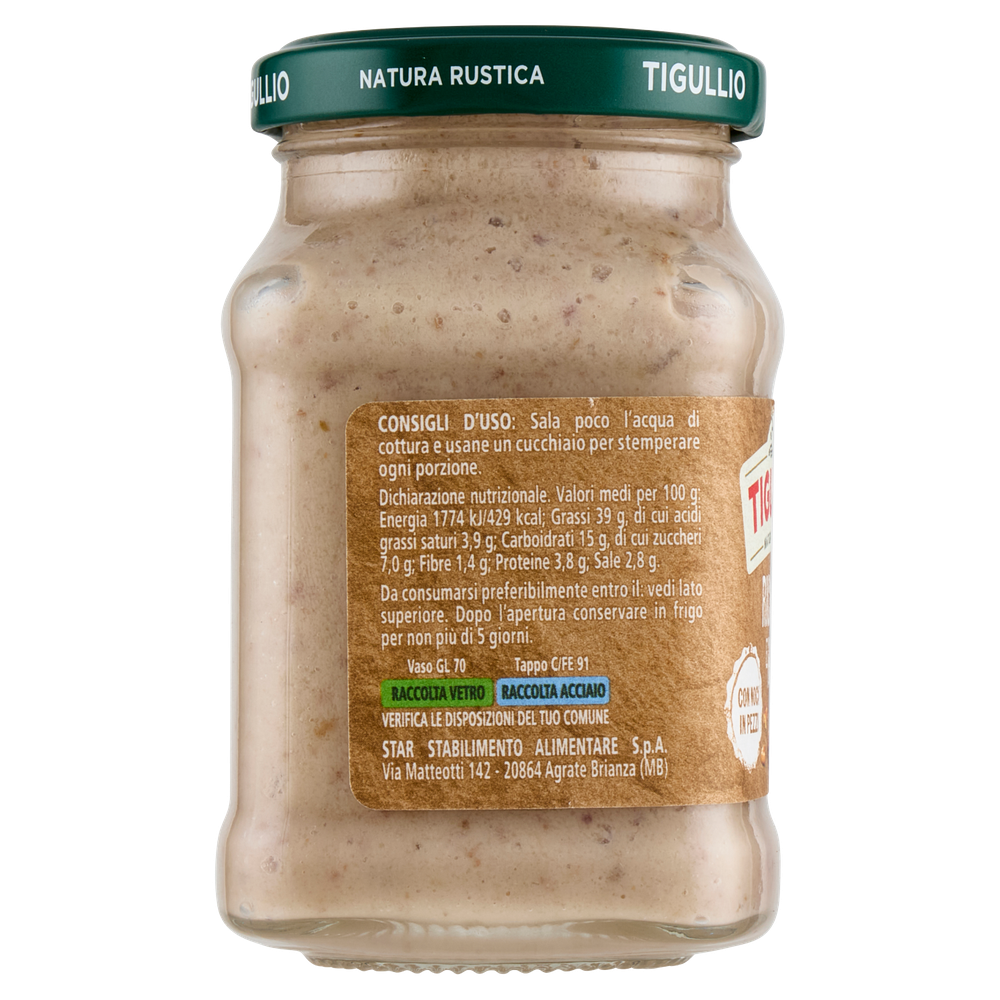 Salsa Di Noci In Olio Extra Vergine Di Oliva Senza Glutine Tigullio - Foto 2