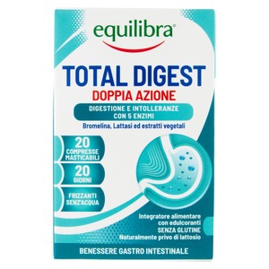 Equilibra Total Digest Doppia Azione 20 Compresse Masticabili 20 G - Foto 1