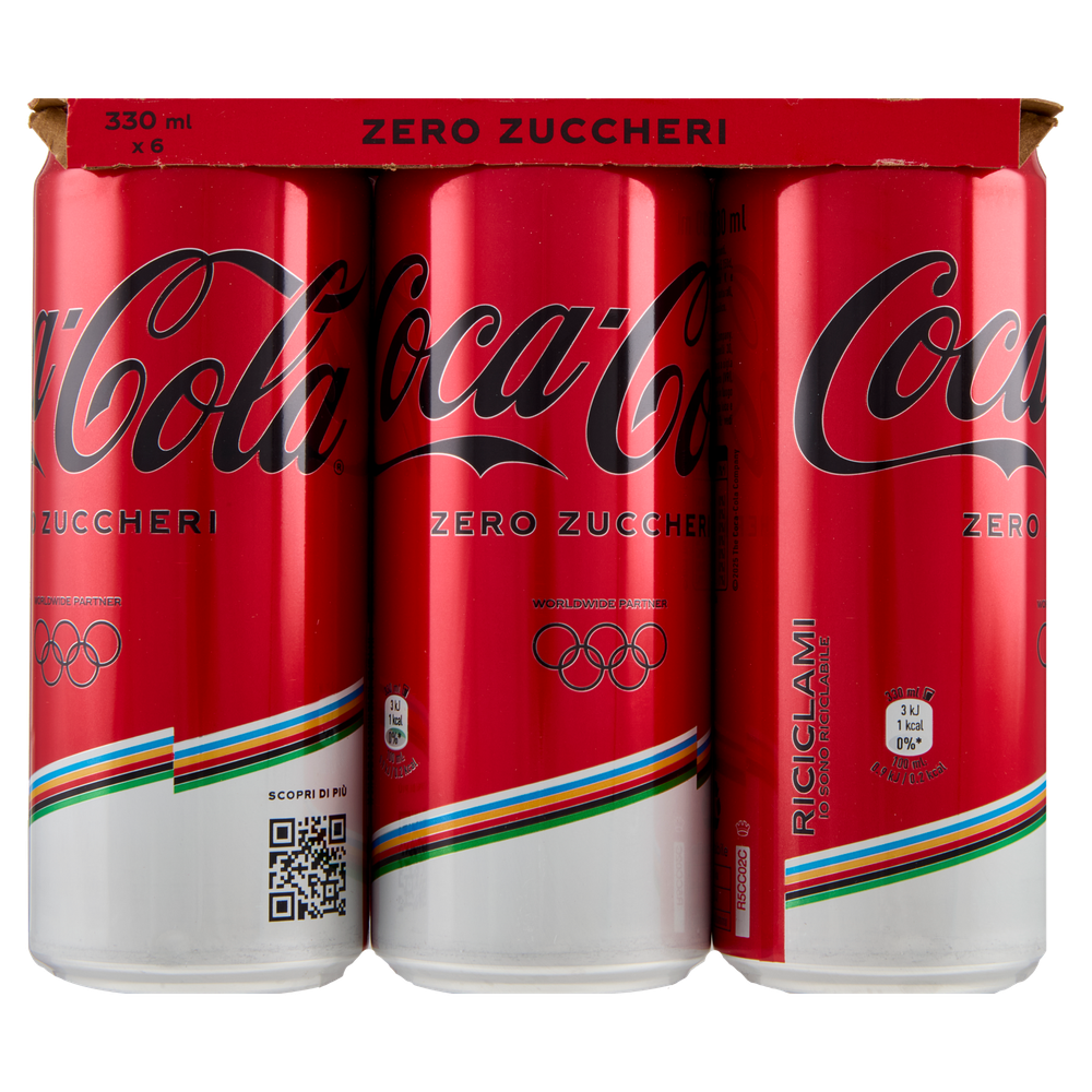 6 Lattine Coca Cola Zero - Foto 3