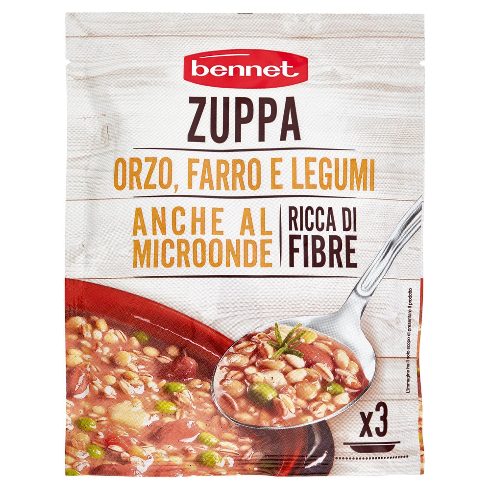 Zuppa Orzo Farro E Legumi Bennet - Foto 1