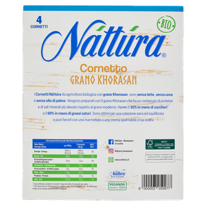 Cornetto Grano Khorasan Bio Senza Latte 4x40g N Tt Ra - Foto 3