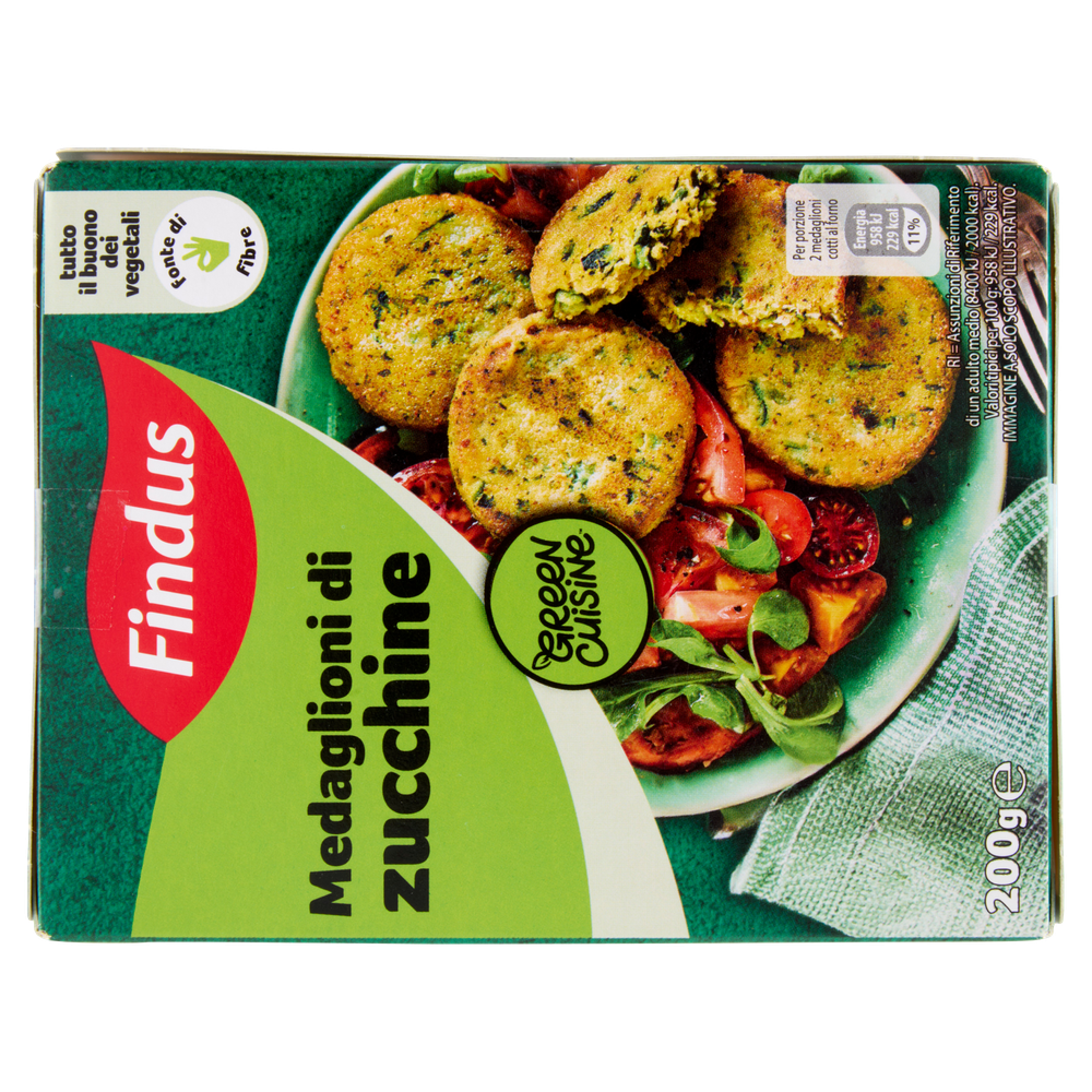 Medaglioni Di Zucchine Fonte Di Fibre Findus Green Cuisine - Foto 3