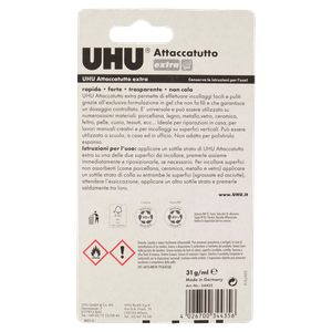 Attaccatutto Universale In Gel Extra Blister 31ml Uhu - Foto 3