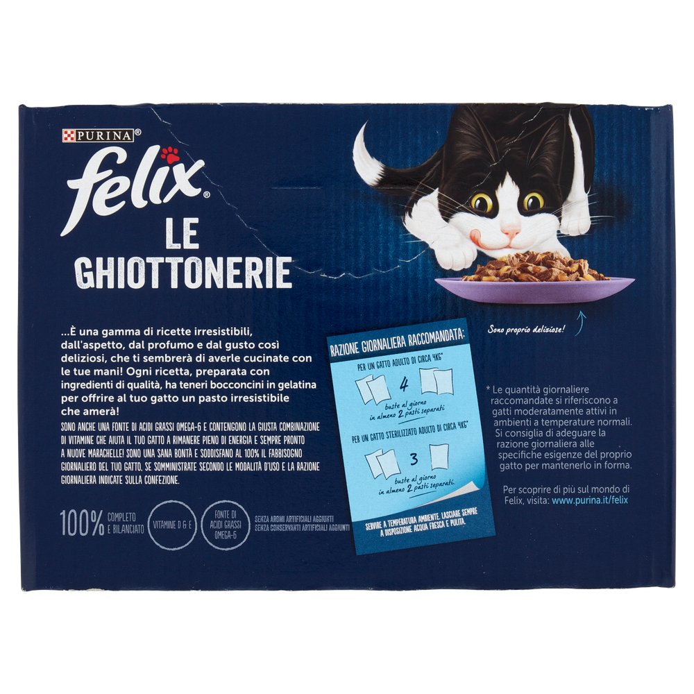 Alimento Umido Gatti Felix Le Ghiottonerie Le Preferite