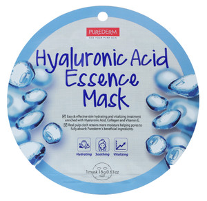 Maschera Viso All'essenza Di Acido Ialuronico Purederm - Foto 1