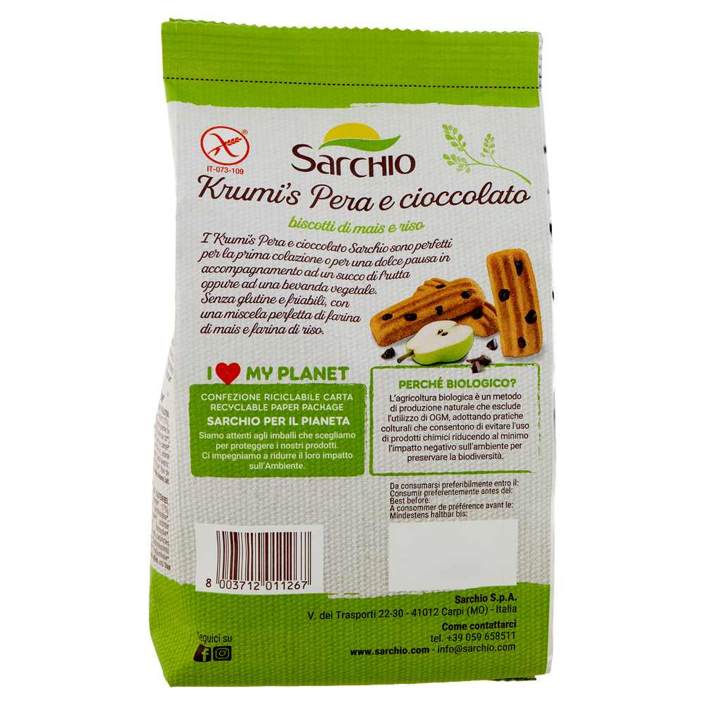 Biscotti Krumiri Pera E Cioccolato Sarchio - Foto 3