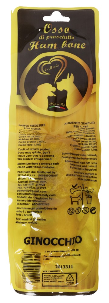 Ginocchio Di Maiale 100% Naturale Pet Eataly - Foto 1