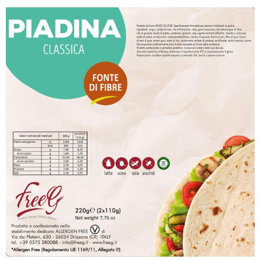 Piadina Classica Senza Glutine Freeg - Foto 2