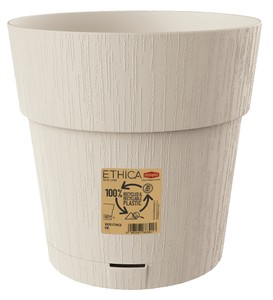 Vaso Riciclato Diam. 25cm Color Gesso Stefanplast - Foto 1