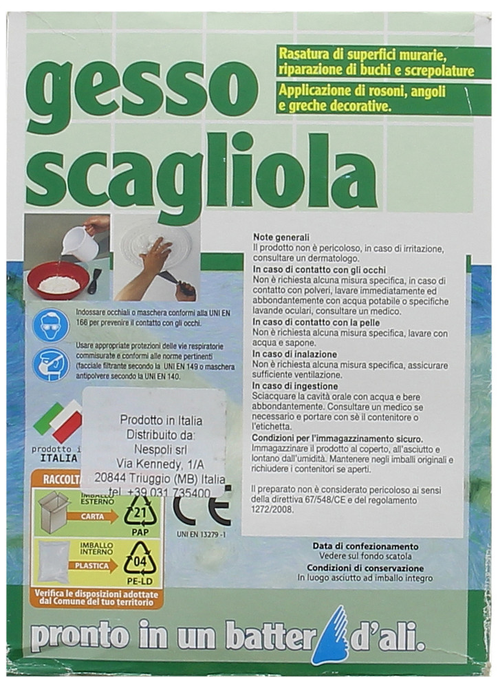 Gesso In Scagliola Nespoli Kg.1