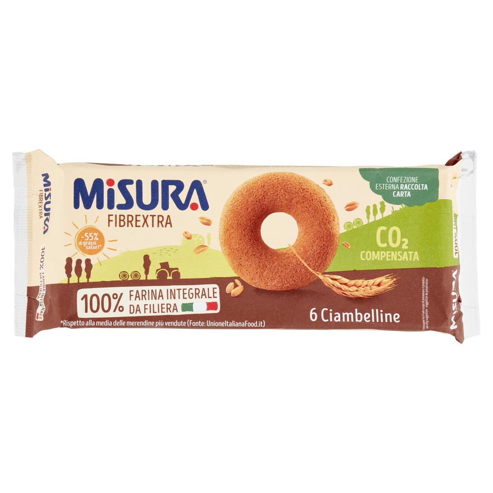 Merendine Ciambelline Fibrextra Integrali 6x38,3gr Misura - Foto 1