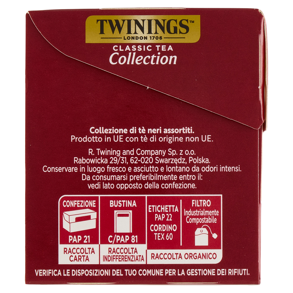 Collezione Di Tè Neri Assortiti Classic Tea Collection 20x2g Twinings - Foto 2