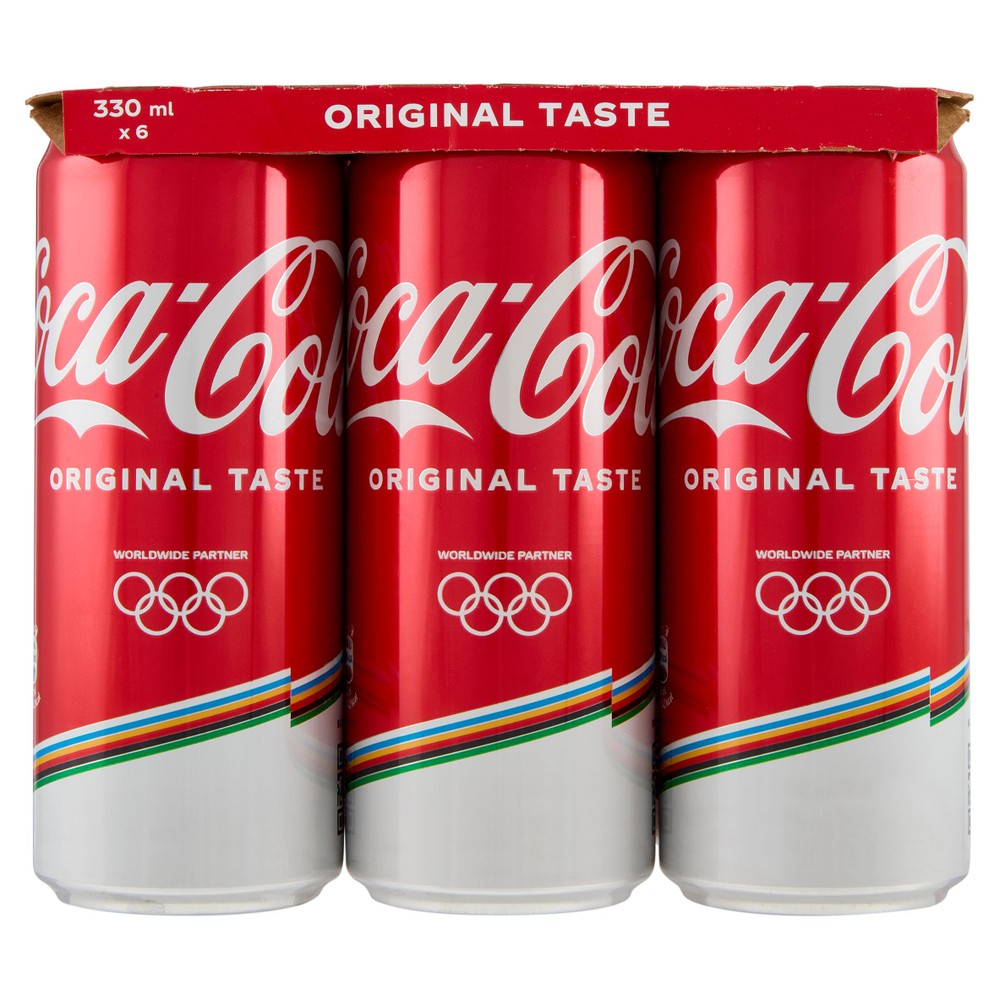 6 Lattine Coca Cola Regular - Foto 1