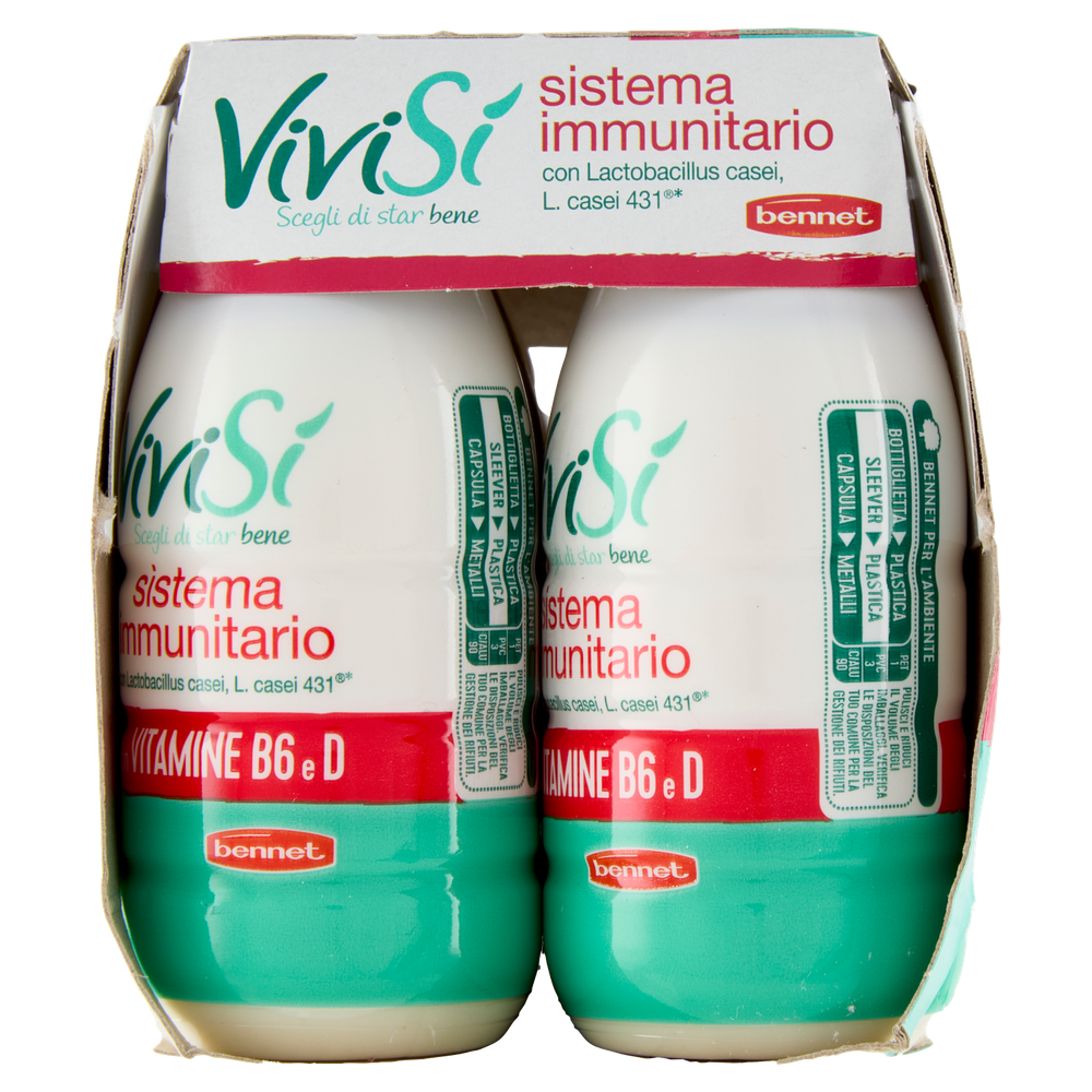6 Latte Fermentato Multifrutti Bennet Vivisi' - Foto 2