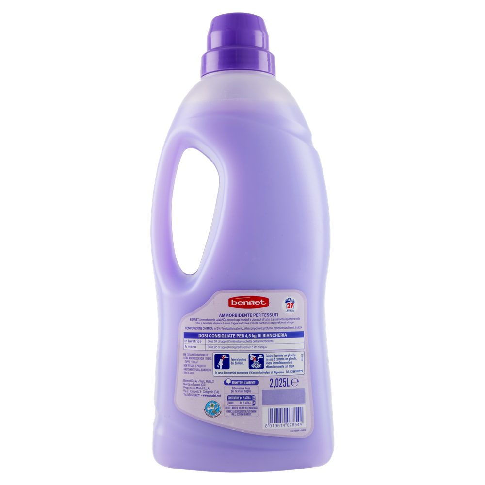 Ammorbidente Diluito Viola Bennet Conf. Da 27 Lavaggi - Foto 3