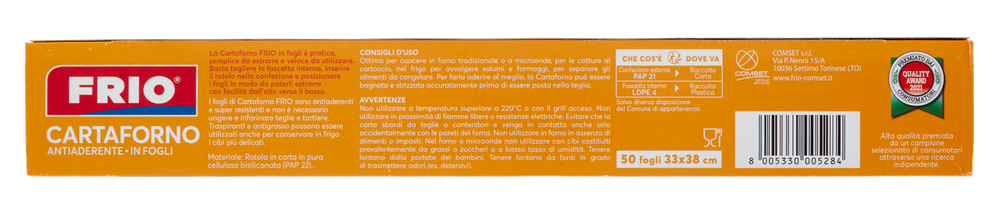 50 Fogli Carta Forno Pretagliati Frio - Foto 3