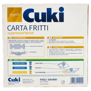 20 Fogli Di Carta Per Fritti Cuki - Foto 3