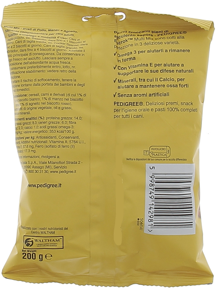 Pedigree Biscrok Biscotti Snack Per Cani Adulti, Gusto Carne Mista - Foto 2