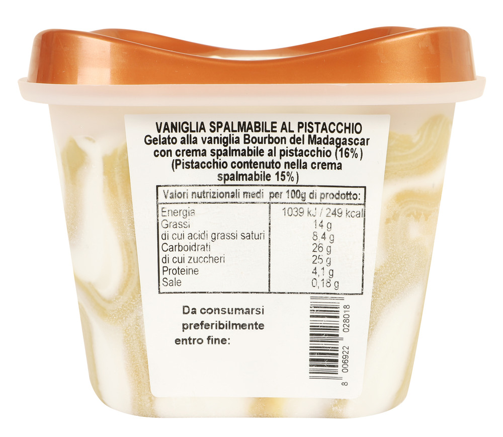 Gelato Alla Vaniglia Con Spalmabile Al Pistacchio - Foto 2