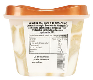 Gelato Alla Vaniglia Con Spalmabile Al Pistacchio - Foto 2