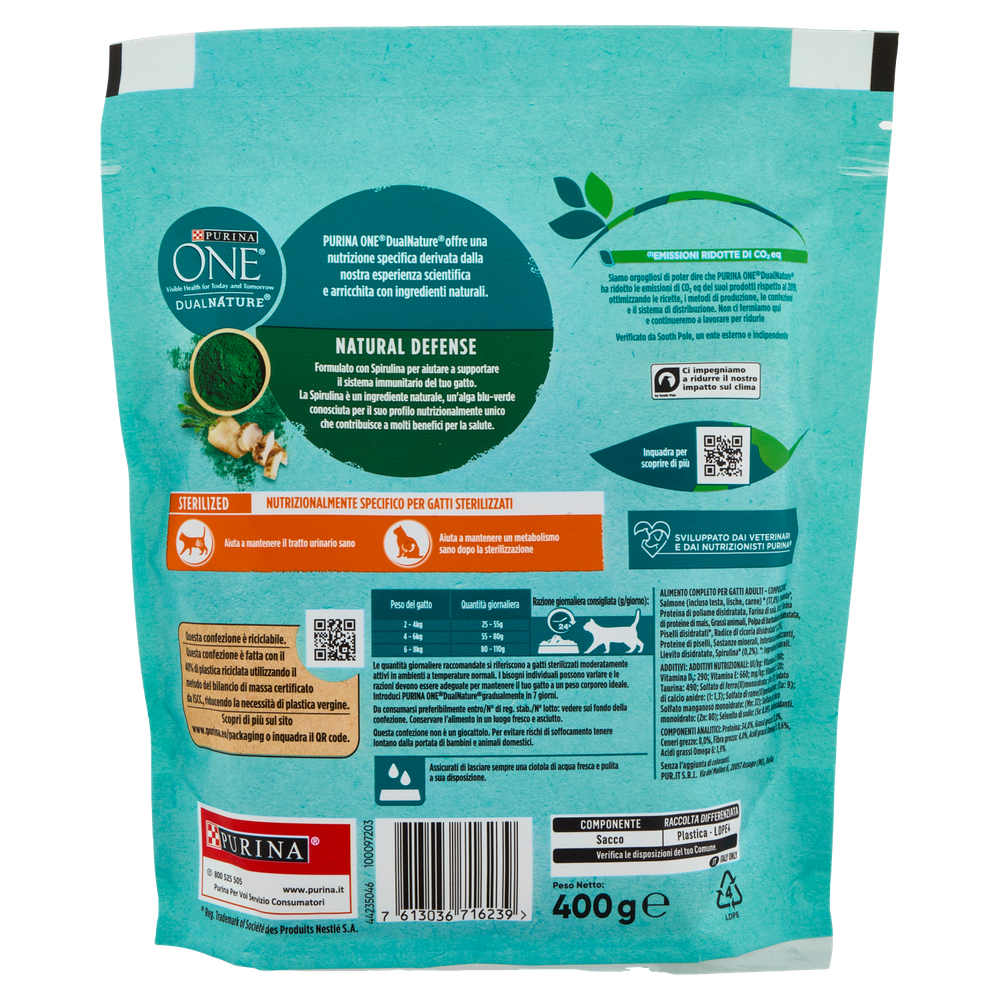 Alimento Secco Per Gatti Sterilizzati One Dual Salmone - Foto 3