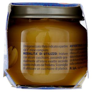 Omogeneizzato Frutta Dal 4° Mese Di Mela 2x100g Mellin - Foto 2