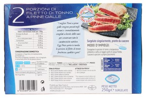 2 Porzioni Di Filetto Di Tonno A Pinne Gialle Oggi Pesce - Foto 3