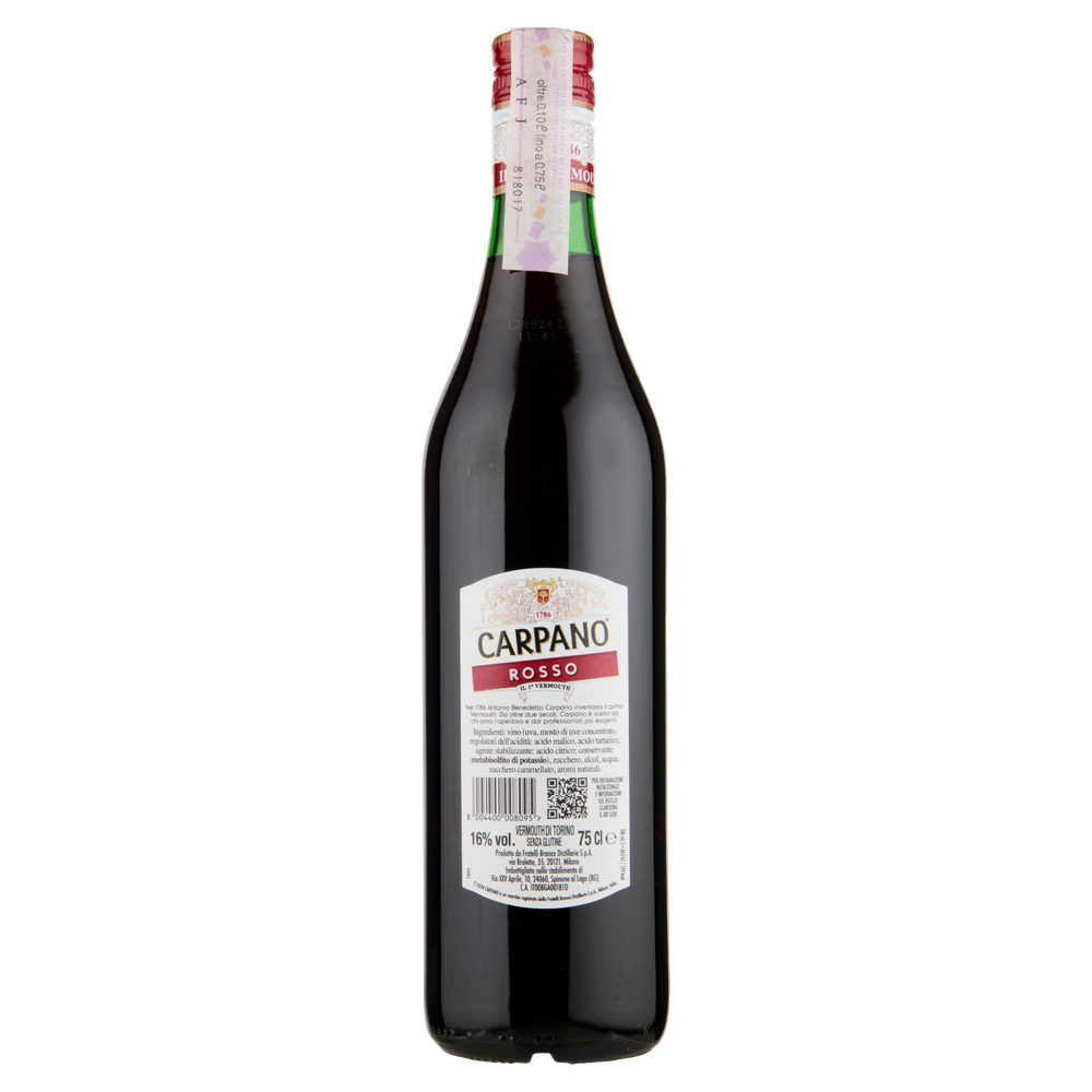 Vermouth Carpano Rosso 16° Branca - Foto 3