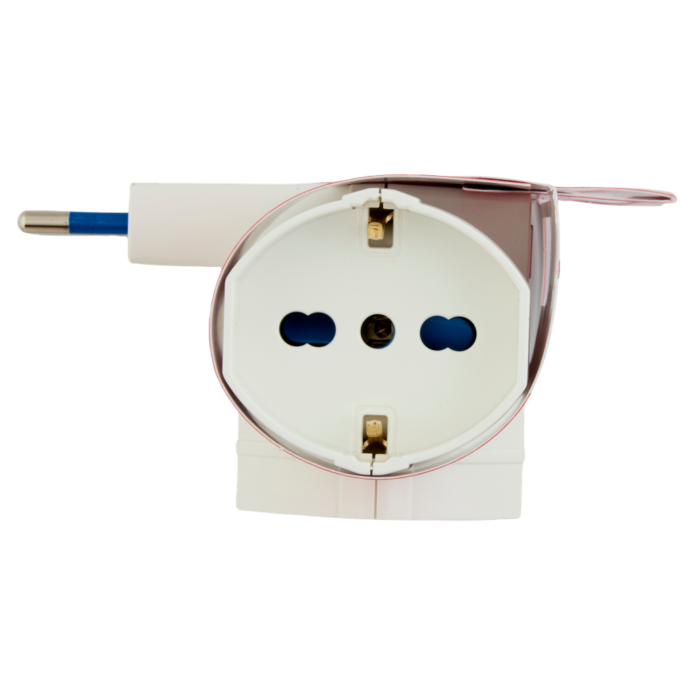 Adattatore Multisize 3 Prese 10/16a Spina 10a Polypool - Foto 2