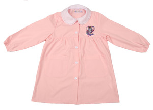 Grembiule Asilo Bambina 6 Anni Rosa Ricamo Unicorno - Foto 1