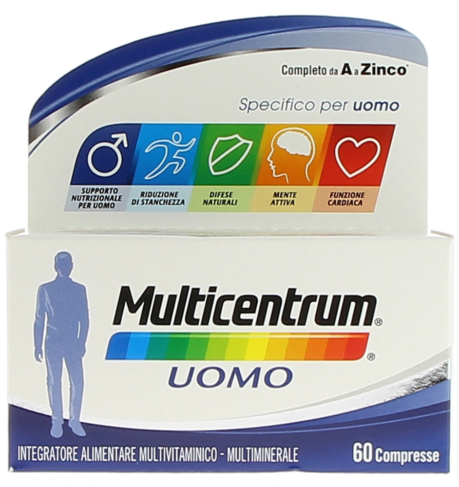 Multivitaminico Completo Vitamina B Magnesio Multicentrum Uomo - Foto 1
