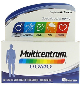 Multivitaminico Completo Vitamina B Magnesio Multicentrum Uomo - Foto 1