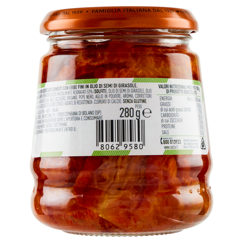 Pomodori Secchi Sott'olio Con Erbe Aromatiche Sacla' - Foto 3